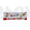 BUENO WHITE BARRES DE CHOCOLAT BLANC FOURRÉES À LA NOISETTE 39 G