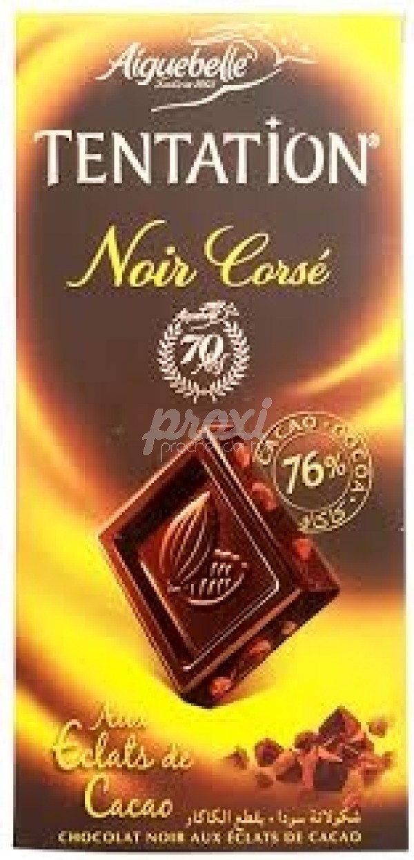 TENTATION 76% CACAO 100 G