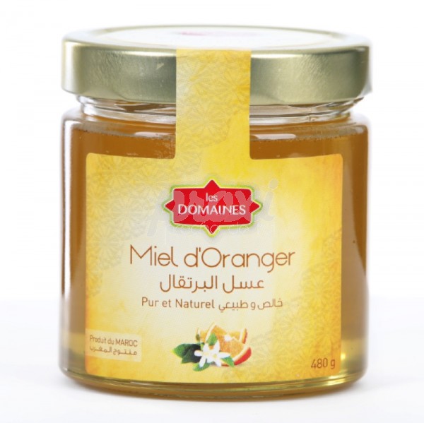 MIEL ORANGER 480 G VERRE