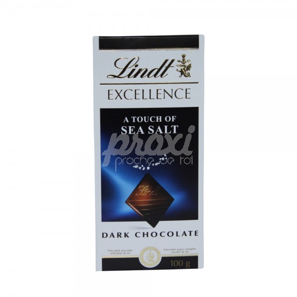 LINDT EXCELLENCE NOIR TOUCHE DE SEL DE MER 100 G