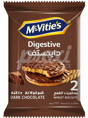 MCVITIES DIGESTIVE CHOCOLAT NOIR 33.3 G