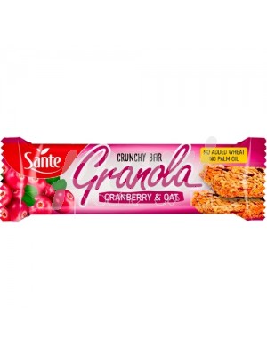 SANTE GRANOLA BARS AVOINE CRANBERRY 40 G