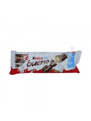 BUENO BARRES DE CHOCOLAT AU LAIT FOURRÉES À LA NOISETTE 43 G