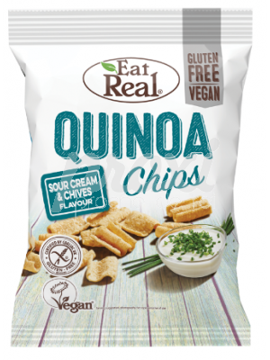EAT REAL QUINOA CHIPS  AVEC CREME  SANS GLUTEN 30 G