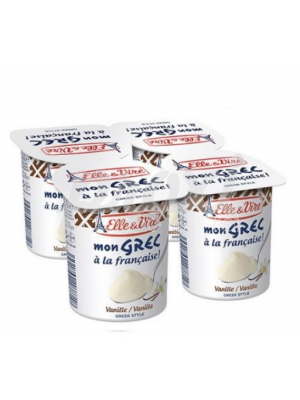ELLE & VIRE MON GREC VANILLE 125 G