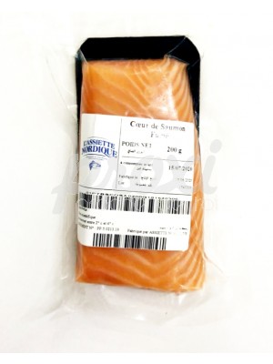 CŒUR DE FILET DE SAUMON FUME 200 G
