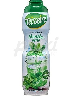 TEISSEIRE SIROP ZERO SUCRES MENTHE VERTE 60 CL
