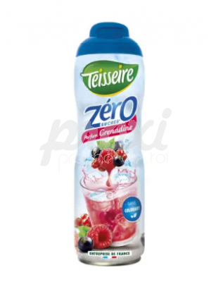 TEISSEIRE SIROP ZERO SUCRES GRENADINE 60 CL
