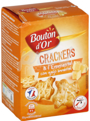 BOUTON D'OR CRACKERS A L'EMMENTAL 105G