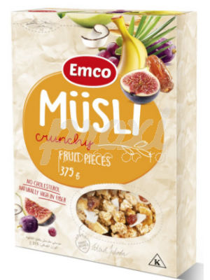 EMCO MUESLI CRUNCHY TROPICAL FRUIT  375 G