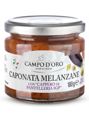 CAMPO D'ORO SAUCE TOMATE AUX AUBERGINES ET RICOTTA 300G