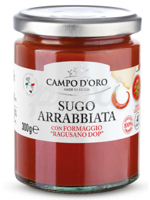 CAMPO D'ORO SAUCE TOMATE ARRABBIATA 300G