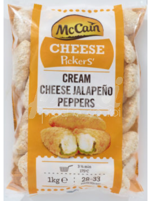 MCCAIN CREAM CHEESE JALAPENO PEPPERS 1KG