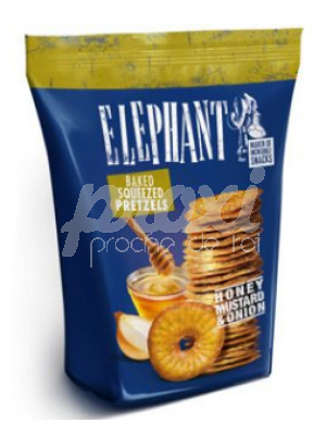 ELEPHANT PRETZELS HONEY & ONION 160G