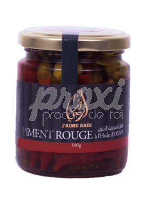 PIMENT FORT ROUGE HUILE D'OLIVE 180G