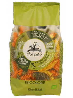ALCE NERO FUSILLI TRICOLORE BLE COMPLET 500G