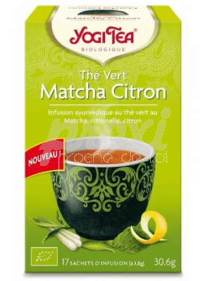 YOGI TEA THE VERT MATCHA CITRON 17*SACHETS