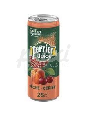 PERRIER & JUICE PECHE CERISE 25CL