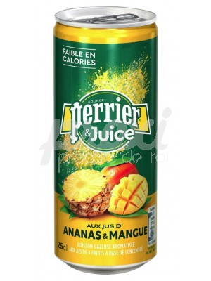 PERRIER & JUICE ANANAS MANGUE 25CL