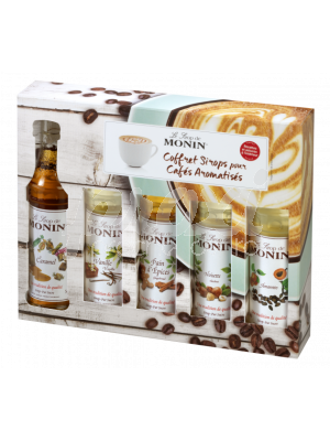 MONIN COFFRET SIROP POUR CAFES 5*5CL