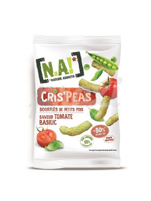 CHIPS CRISP PEAS TOMATE BASILIC 50G
