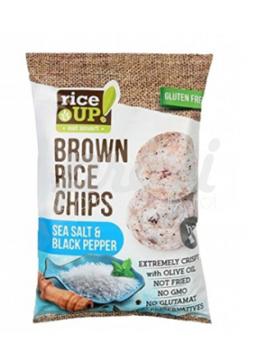 RICE UP RICE CHIPS SEA SALT & VINEGAR 60G