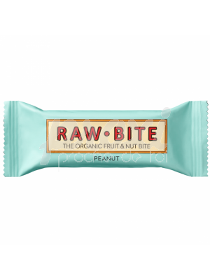BARRE RAW BITE CACAHUETES BIO 50G