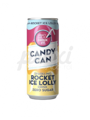 CANDY CAN ROCKET ICE LOLLY 0% SUCRE 330ML