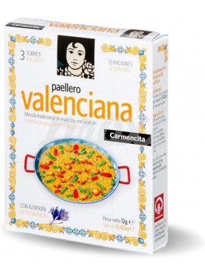 CARMENCITA ASSAISONNEMENT PAELLA VALENCIENNE 3 SACHETS*12G