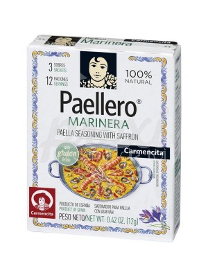 CARMENCITA ASSAISONNEMENT PAELLA FRUITS DE MER 3 SACHETS*2G
