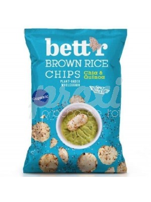 BETT'R CHIPS DE RIZ CHIA ET QUINOA  60 G
