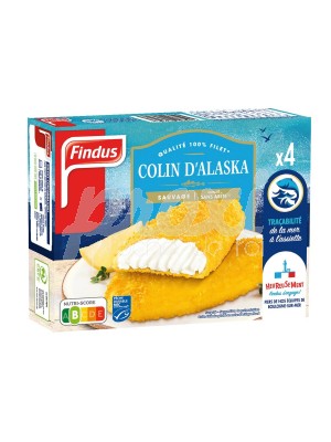 FINDUS COLIN D'ALASKA 4 PANE SANS ARRET 400G