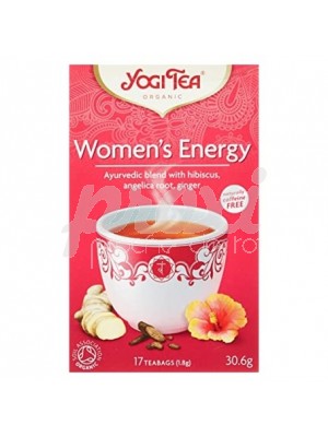 YOGI TEA WOMEN'S ENERGY 17 SACHETS