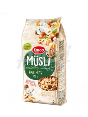 EMCO MUSLI CRUNCHY NOISETTE 750G