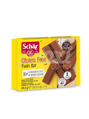SCHAR TWIN BAR CHOCOLAT 64,5G
