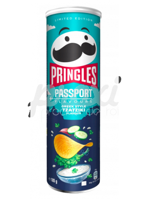 PRINGLES CHIPS GREEK STYLE TZATZIKI 165G