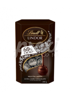 LINDT LINDOR CHOCOLATE EXTRA DARK 200 G