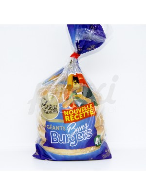 PAIN HAMBURGER 4 GEANTS 260 G