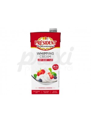 PRESIDENT UHT CREAM 35.1MG 1L