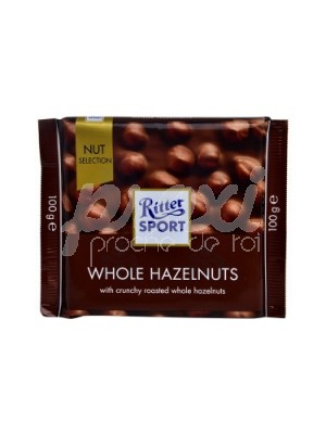 RITTER CHOCOLAT AUX  NOISETTES ET LAIT 100 G