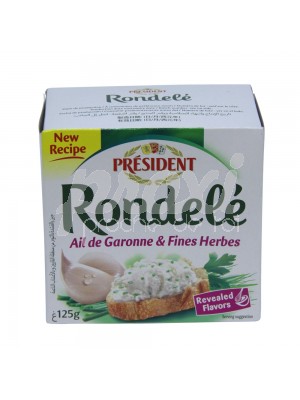 RONDELÉ FROMAGE À TARTINER À L'AIL ET AUX FINES HERBES 125 G