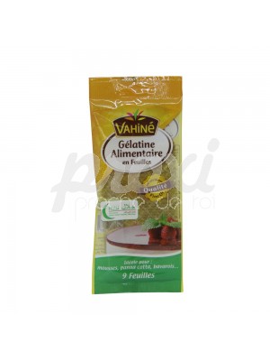 GÉLATINE ALIMENTAIRE EN FEUILLES HALAL 9 FEUILLES