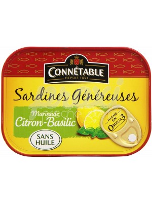 SARDINE MARINADE BASILIC  140 G