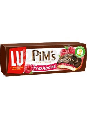 LU PIM'S GÉNOISE NAPPÉE DE MARMELADE FRAMBOISE ET DE CHOCOLAT 150 G