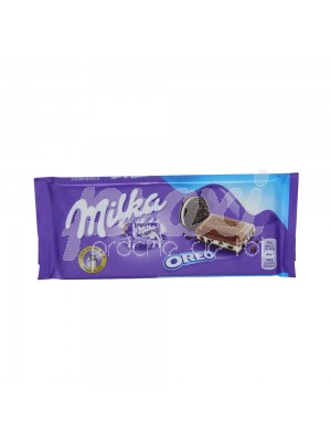 TABLETTE DE CHOCOLAT AU LAIT FOURRÉE AU BISCUIT DE 3 OREO 100G