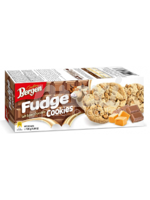 BERGEN BROWNIE COOKIES CHOCOLAT CARAMEL 126G