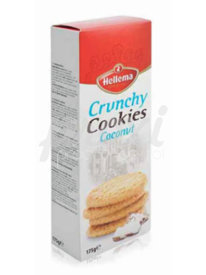 HELLEMA CRUNCHY COOKIES COCONUT 175 G