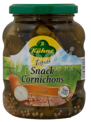KUHNE TAPAS SWEET CORNICHONS 330 G