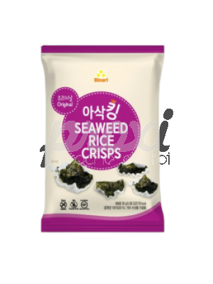 ASAK KING SEAWEED RICE CRISPS ORIGINAL 30G