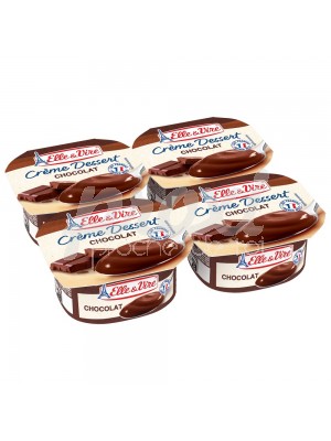 elle vire crème dessert  chocolat 